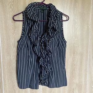 XL Ralph Lauren button down sleeveless top